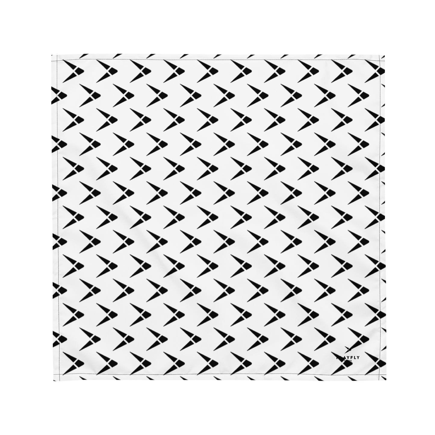 Playfly black logo - All-over print bandana