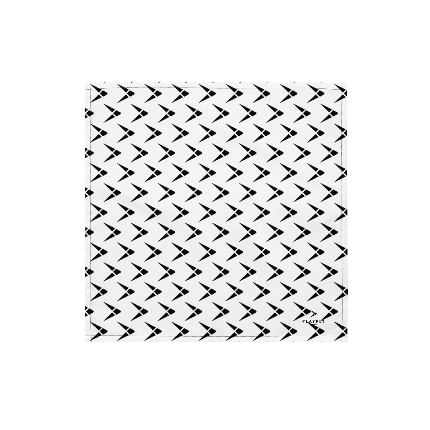 Playfly black logo - All-over print bandana