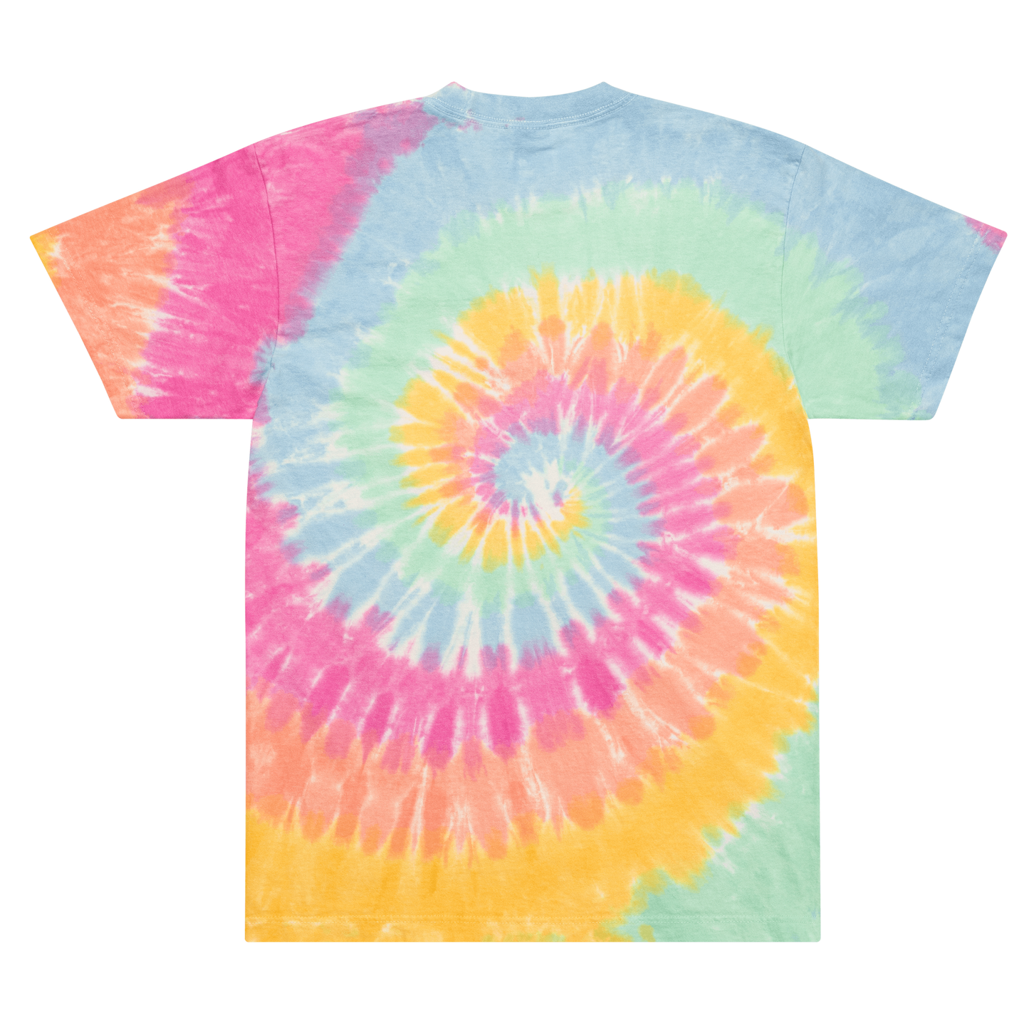 Playfly white - Oversized tie-dye t-shirt