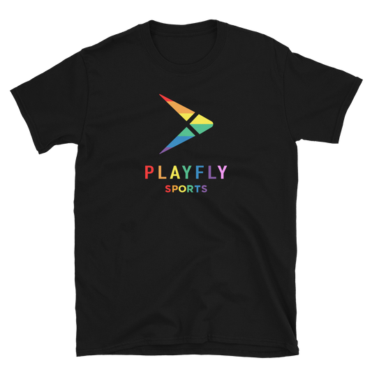 Playfly logo Pride-Short-Sleeve Unisex T-Shirt