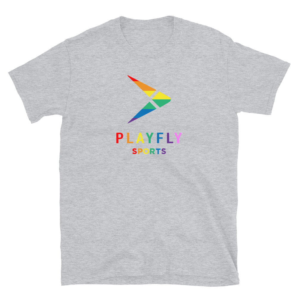 Playfly logo Pride-Short-Sleeve Unisex T-Shirt