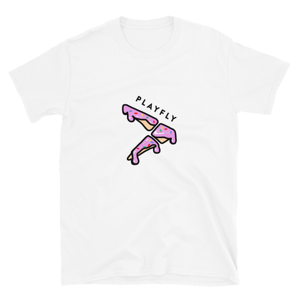 Playfly Donut - Short sleeve Unisex T-Shirt