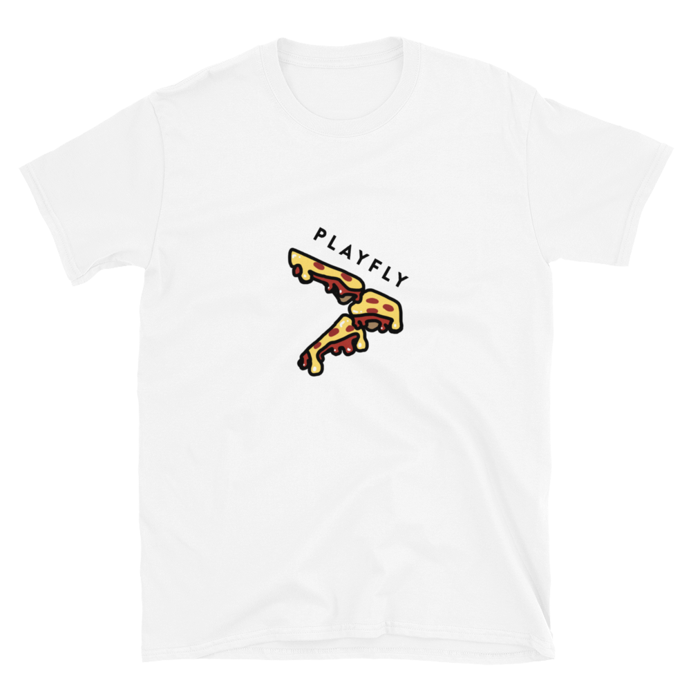 Playfly Pizza - Short sleeve Unisex T-Shirt