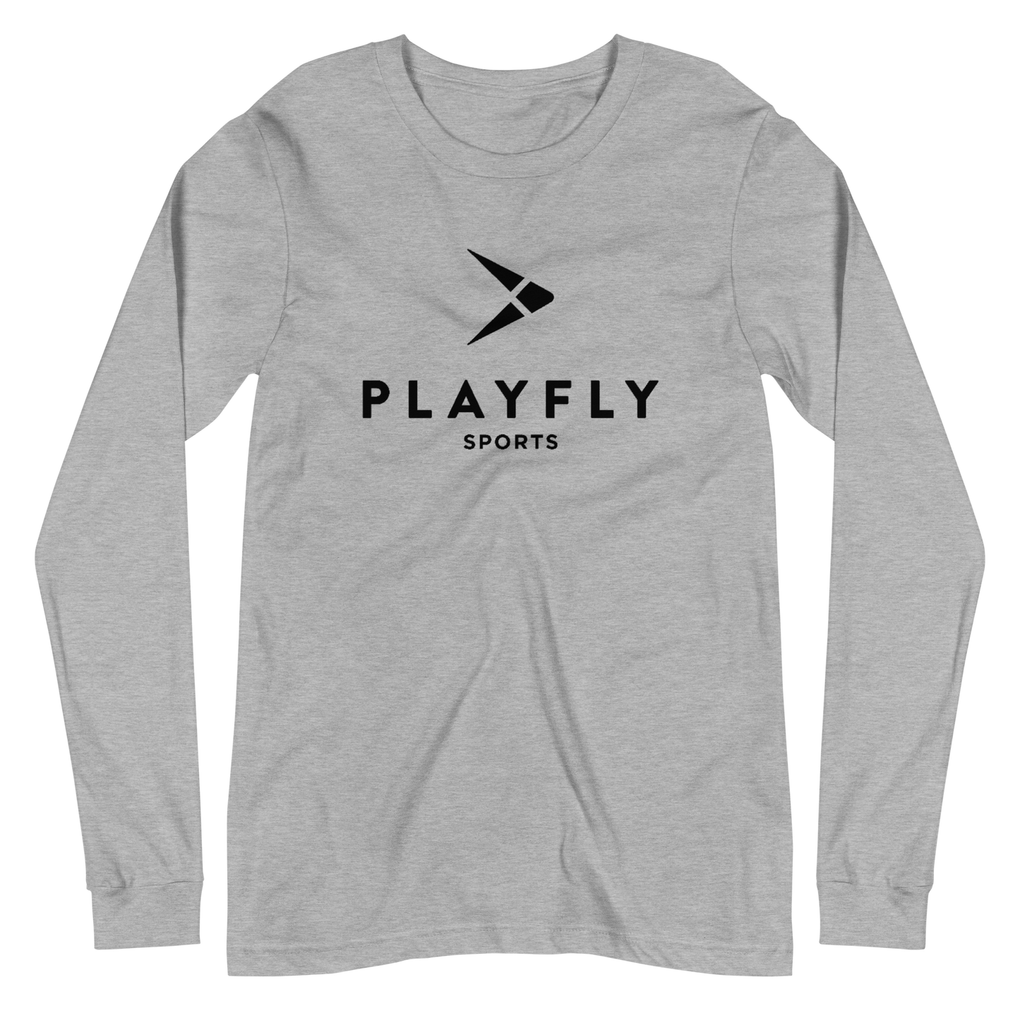 Black Playfly Logo - Unisex Long Sleeve Tee