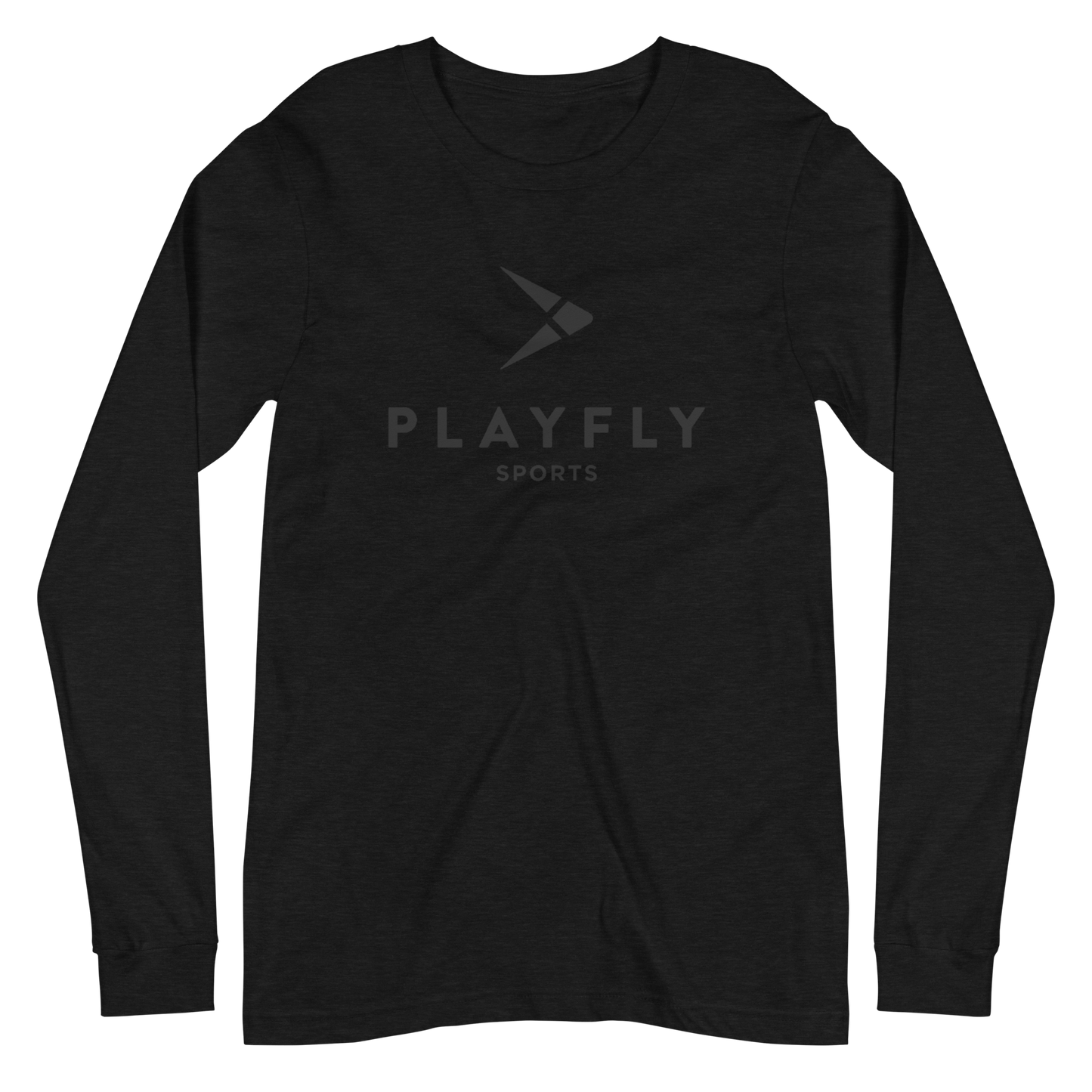 Black Playfly Logo - Unisex Long Sleeve Tee