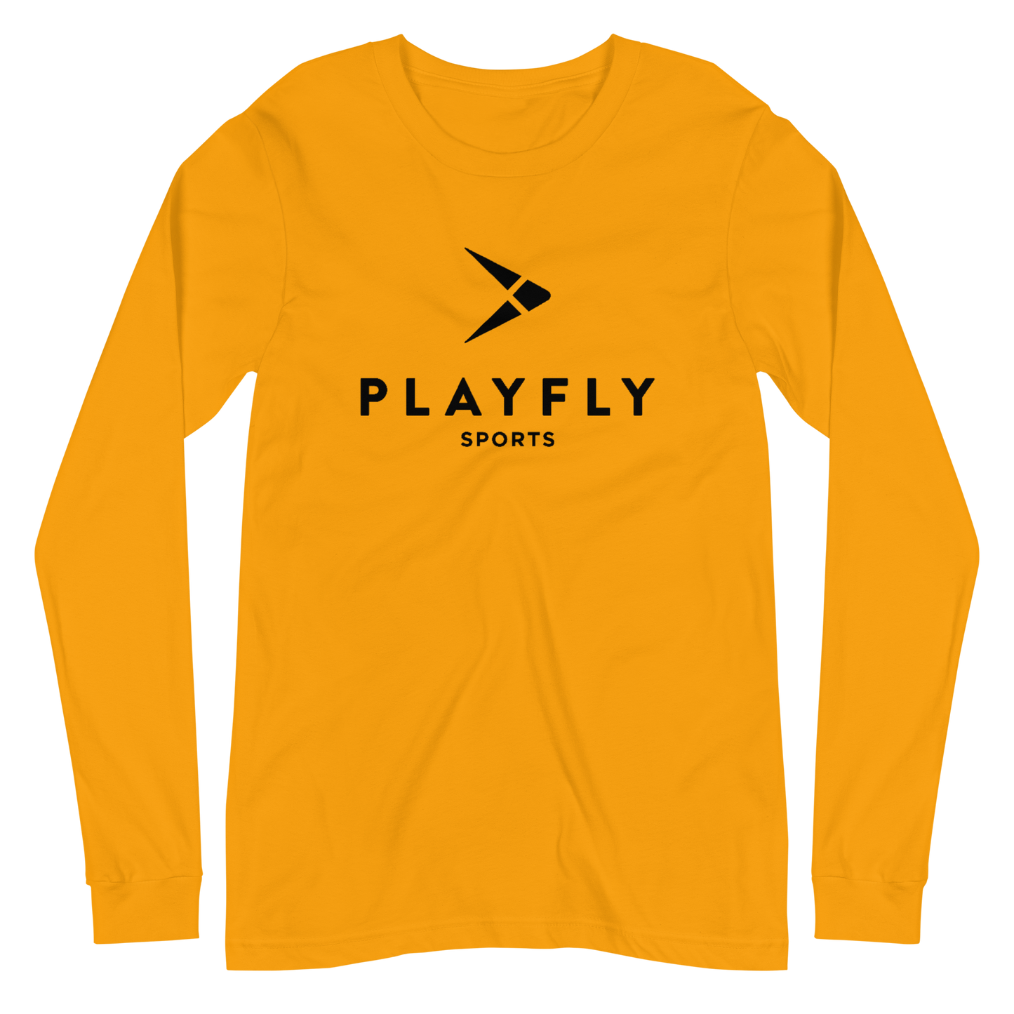 Black Playfly Logo - Unisex Long Sleeve Tee