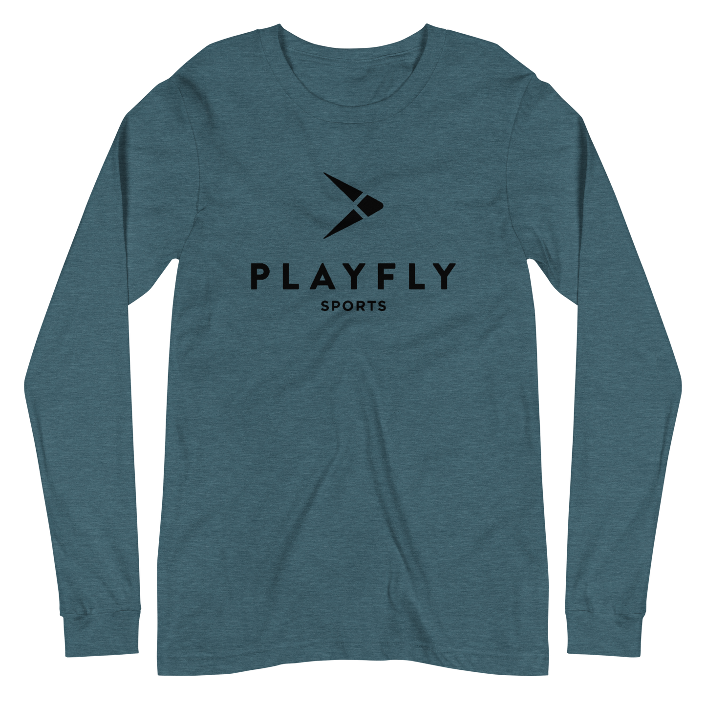 Black Playfly Logo - Unisex Long Sleeve Tee