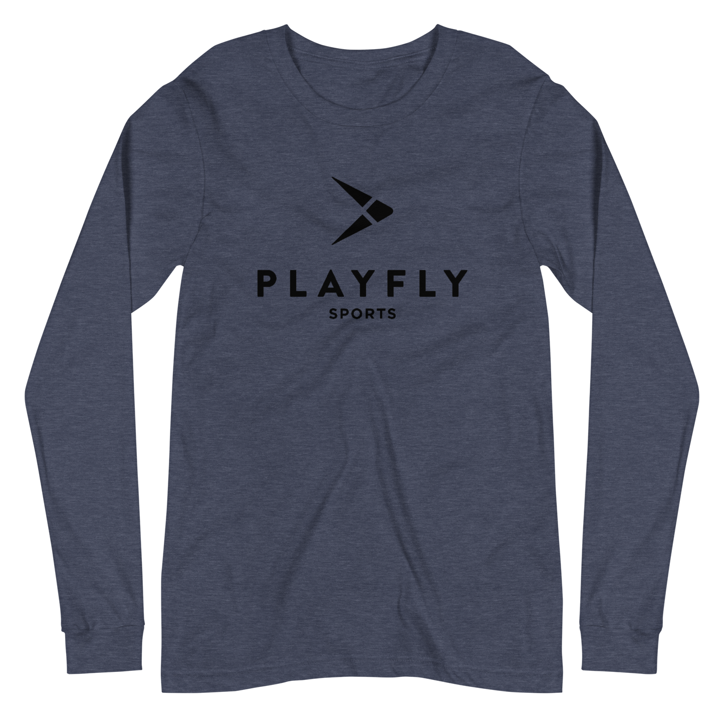Black Playfly Logo - Unisex Long Sleeve Tee