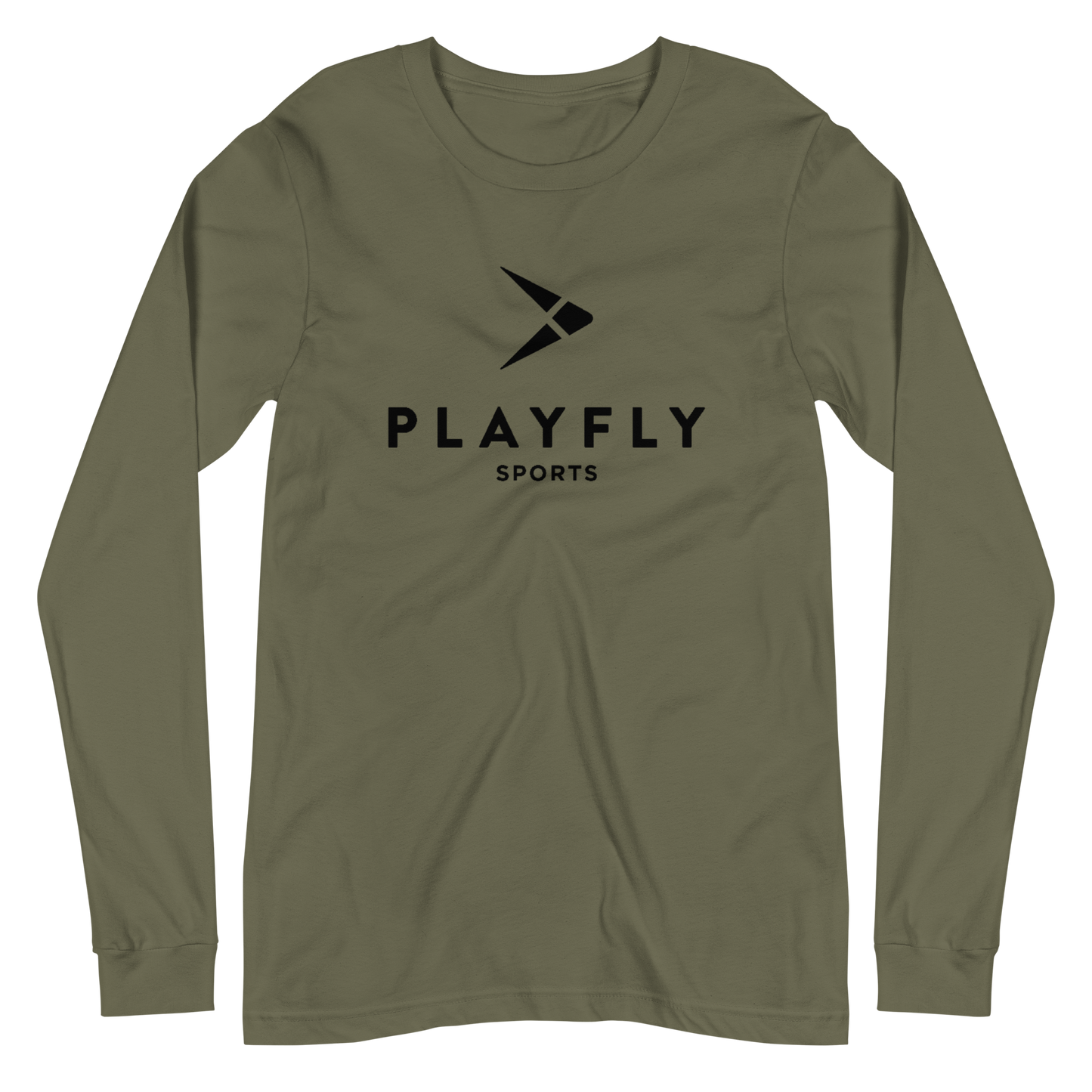 Black Playfly Logo - Unisex Long Sleeve Tee