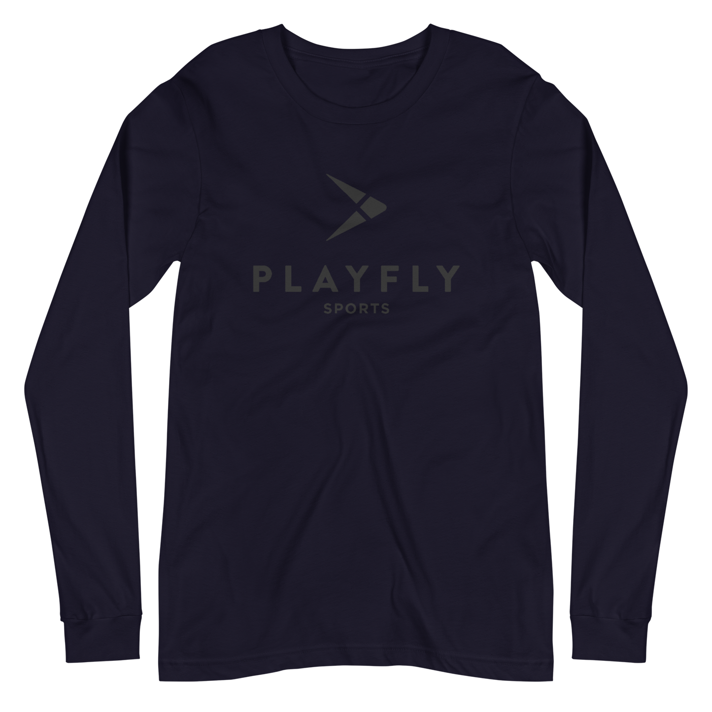 Black Playfly Logo - Unisex Long Sleeve Tee
