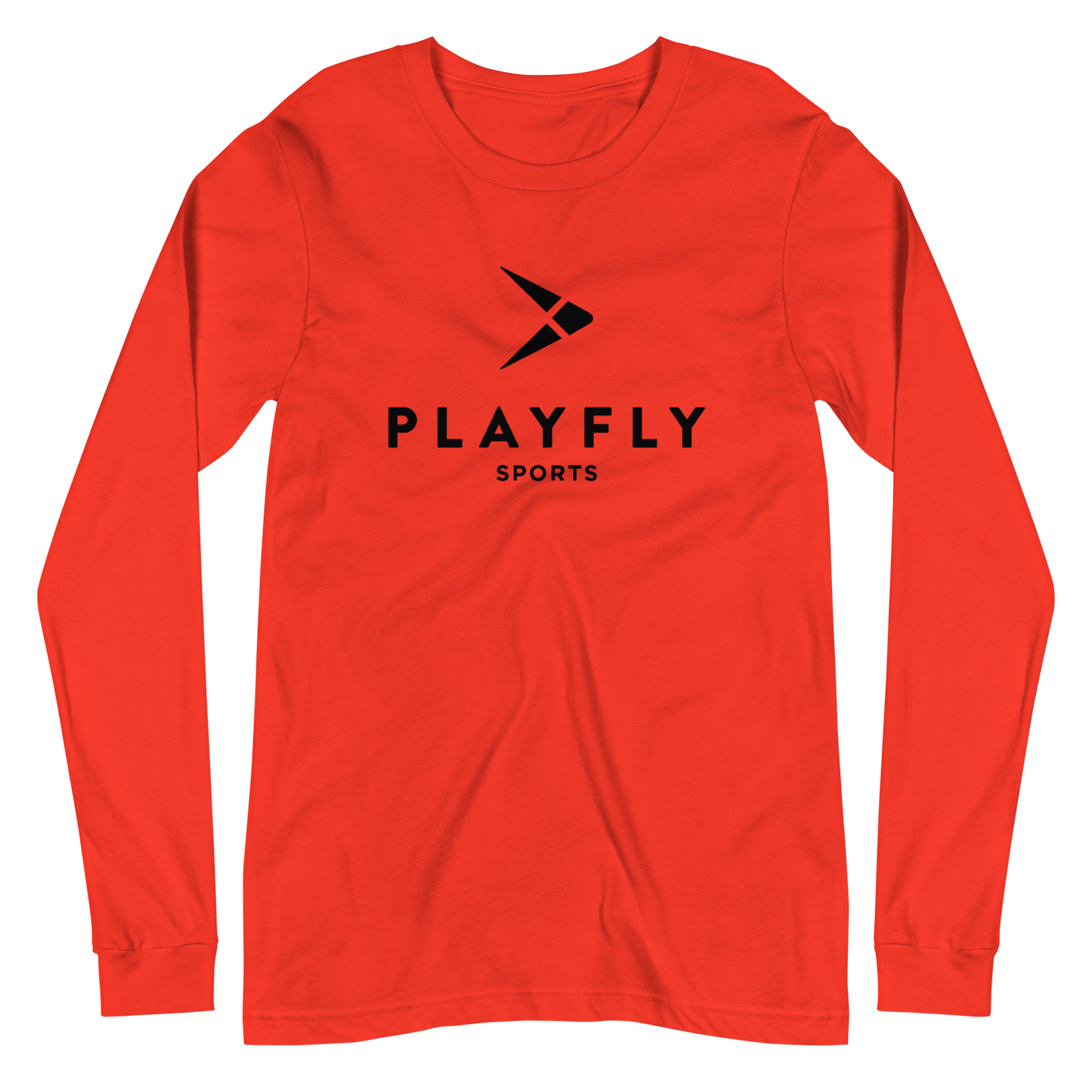 Black Playfly Logo - Unisex Long Sleeve Tee