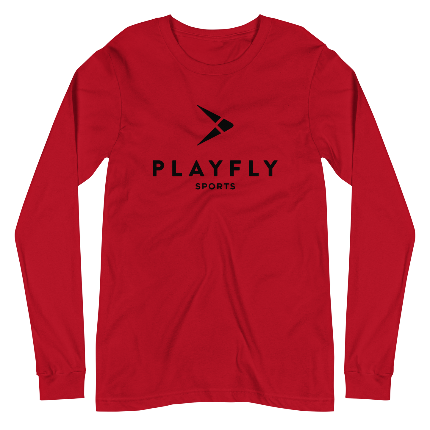 Black Playfly Logo - Unisex Long Sleeve Tee