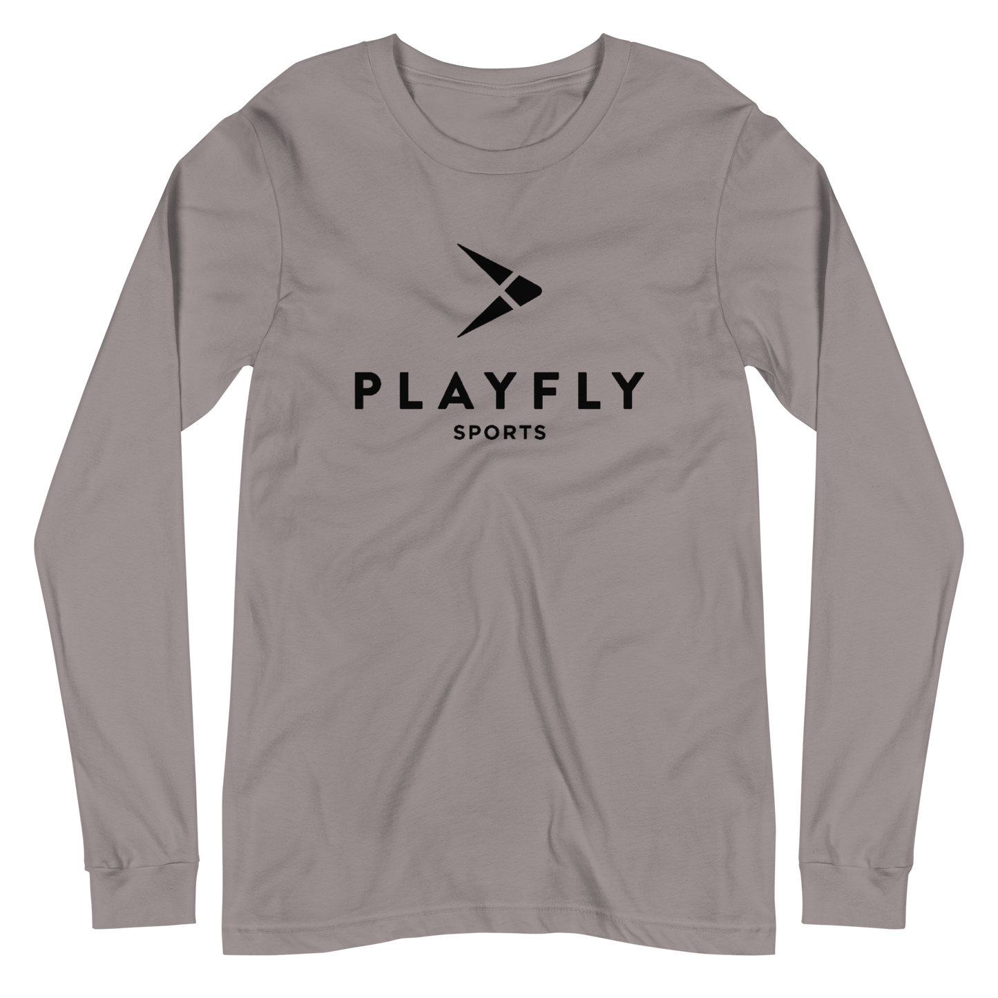 Black Playfly Logo - Unisex Long Sleeve Tee