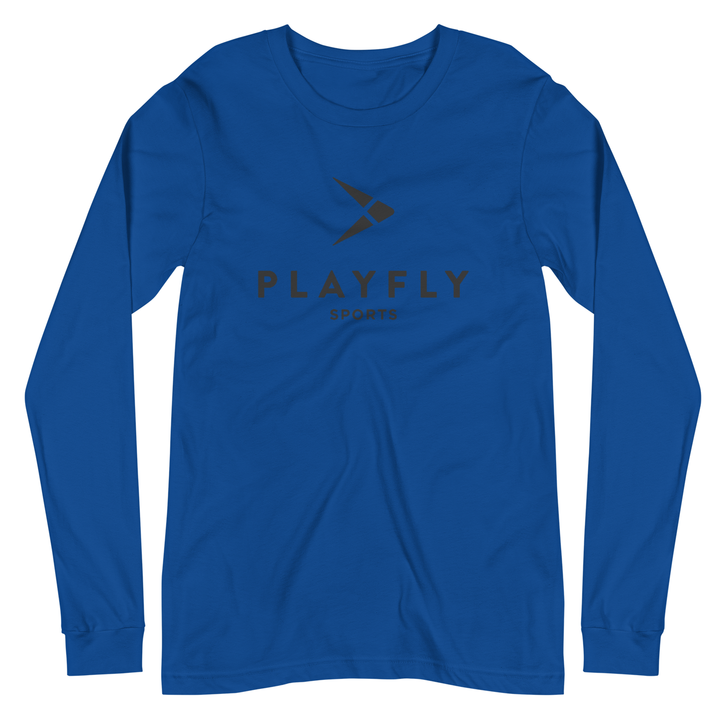 Black Playfly Logo - Unisex Long Sleeve Tee