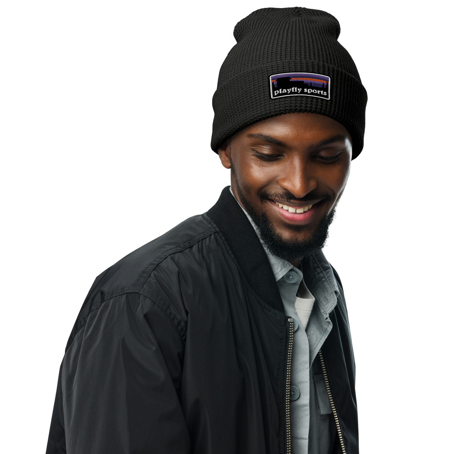 Sunset Playfly - Waffle beanie