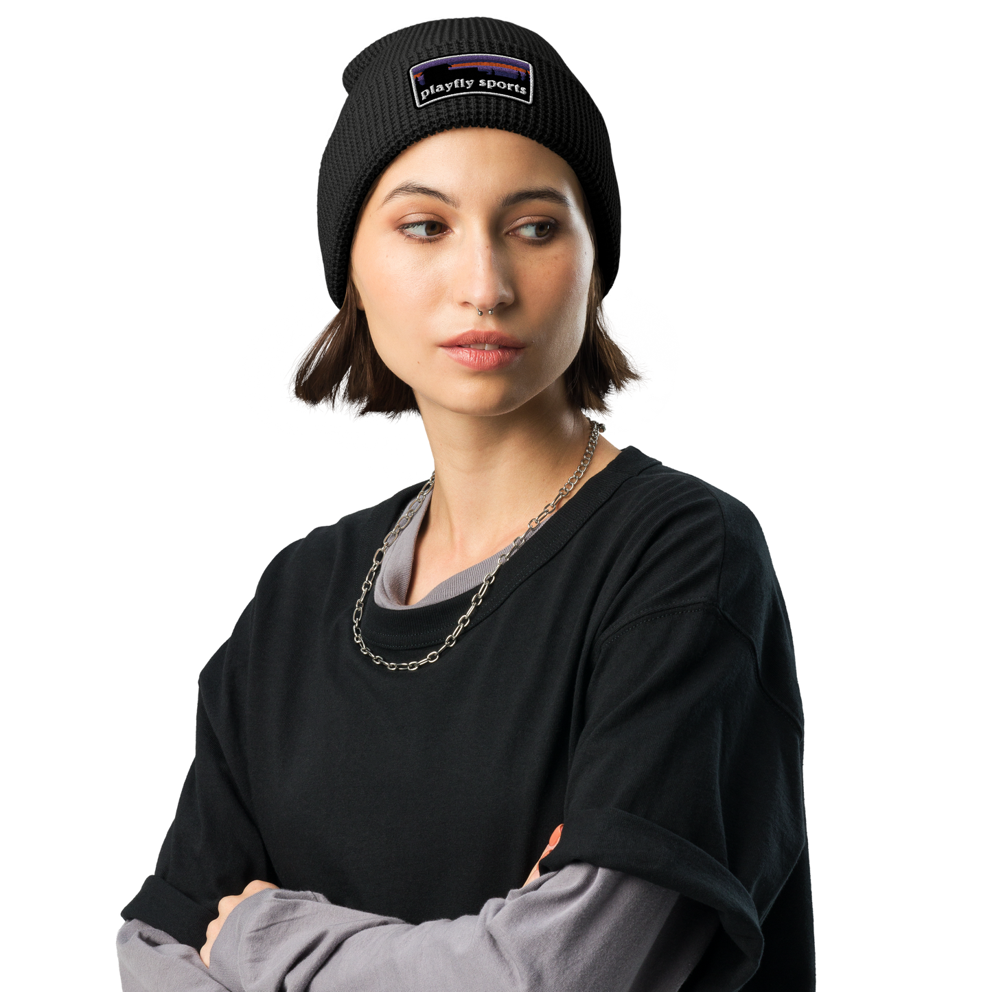 Sunset Playfly - Waffle beanie