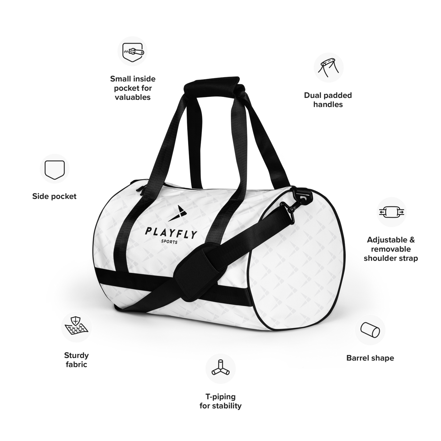 Playfly Sports – All-over print gym bag