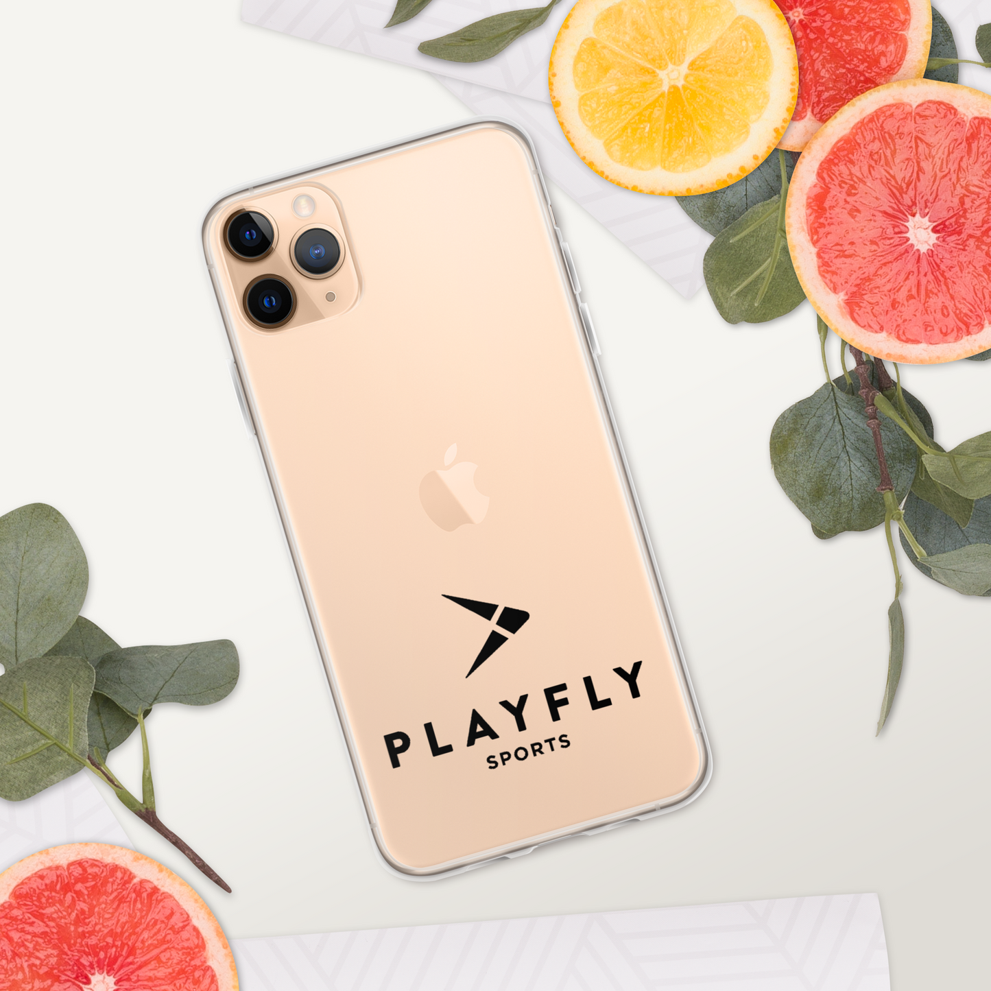 Black Playfly Logo - Clear Case for iPhone®