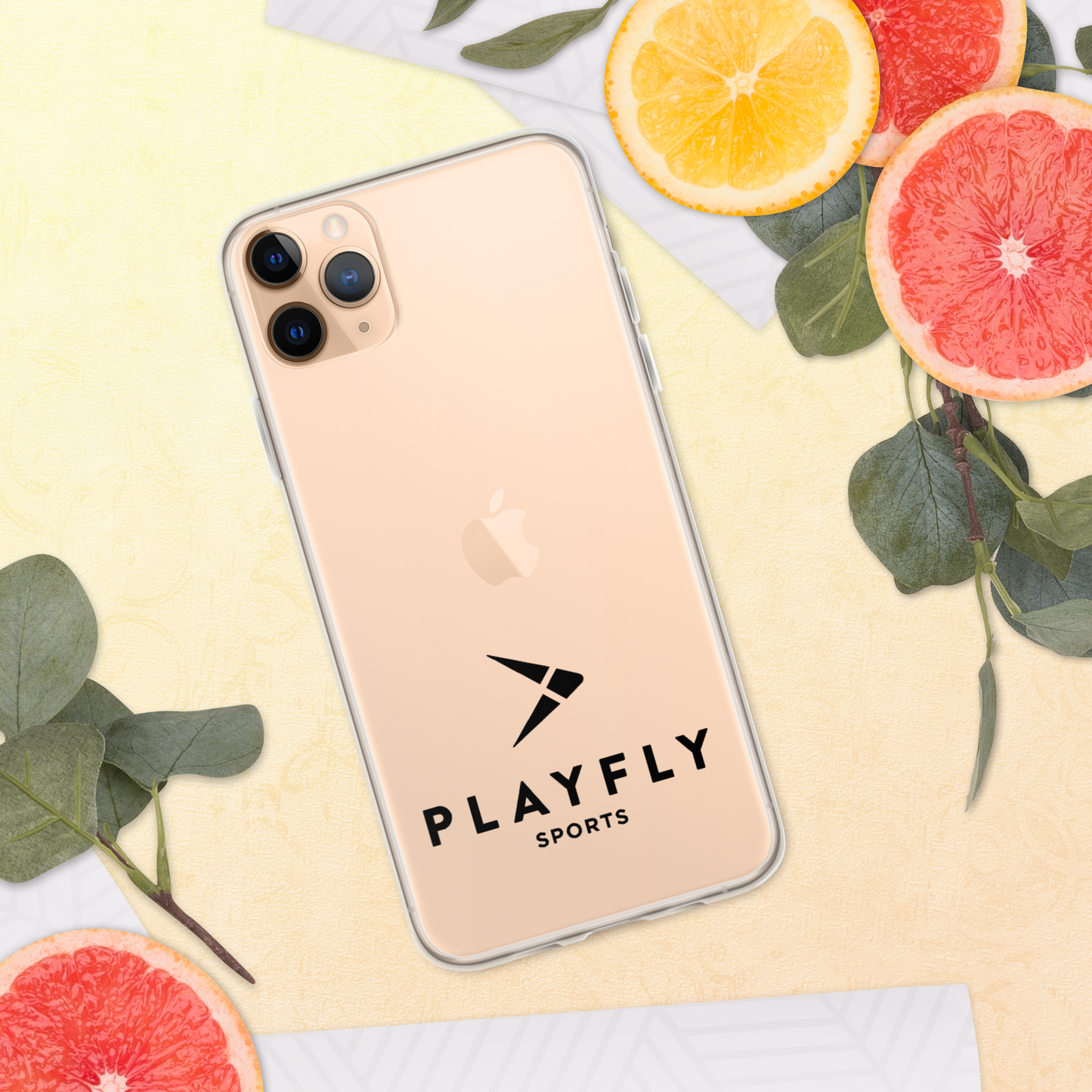 Black Playfly Logo - Clear Case for iPhone®