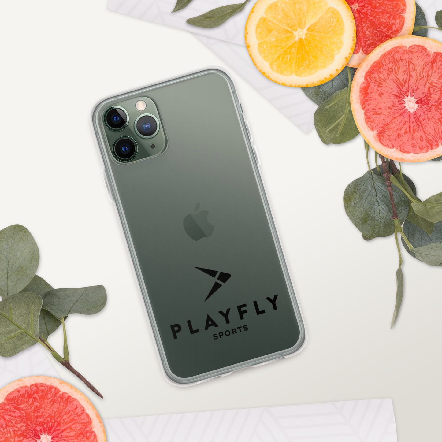 Black Playfly Logo - Clear Case for iPhone®