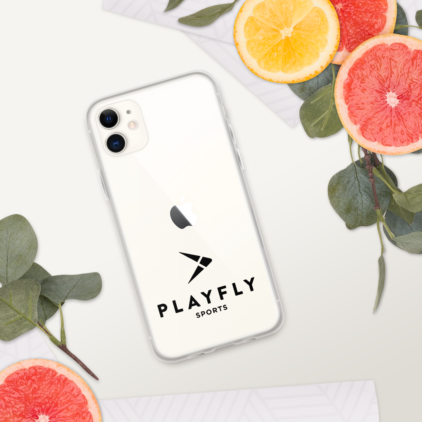 Black Playfly Logo - Clear Case for iPhone®