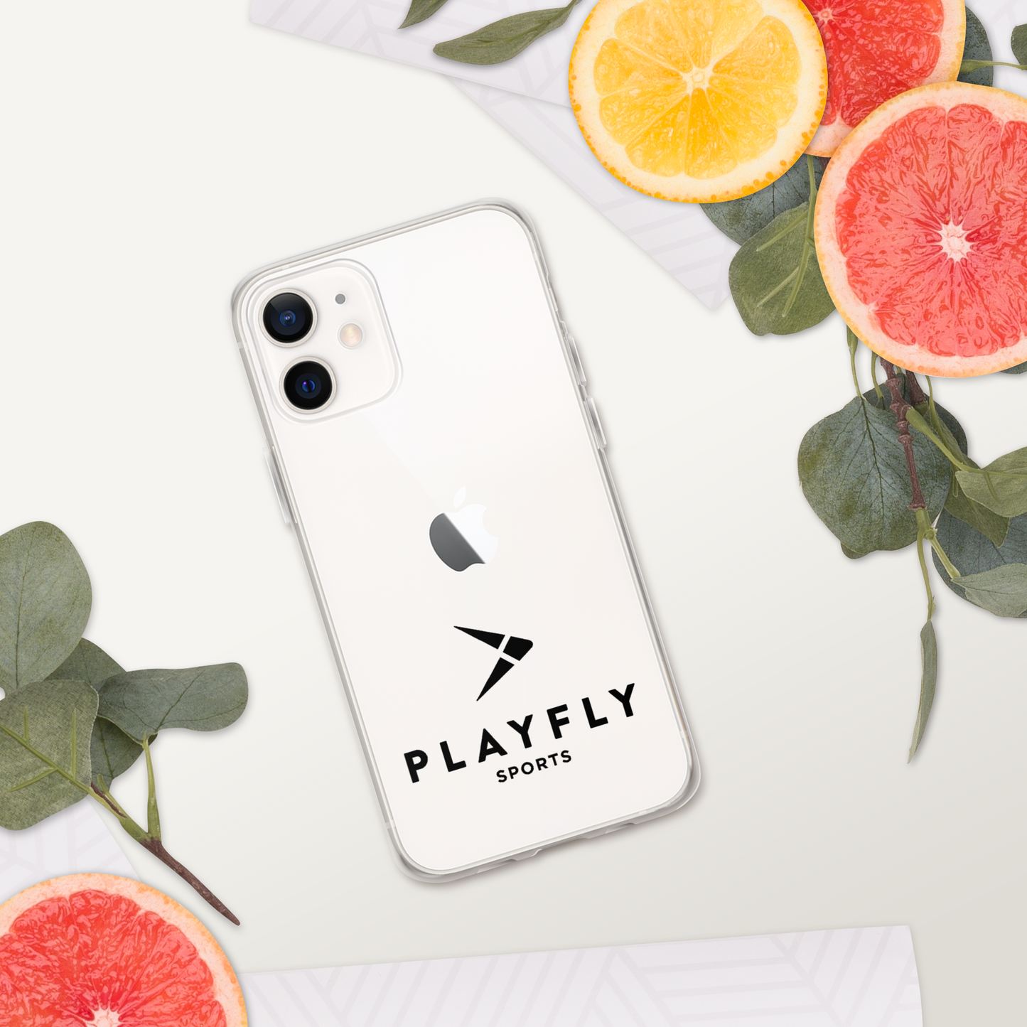 Black Playfly Logo - Clear Case for iPhone®