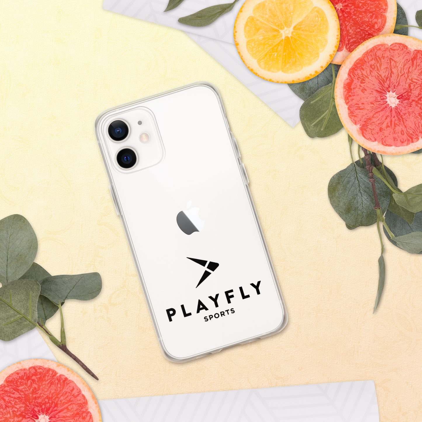 Black Playfly Logo - Clear Case for iPhone®