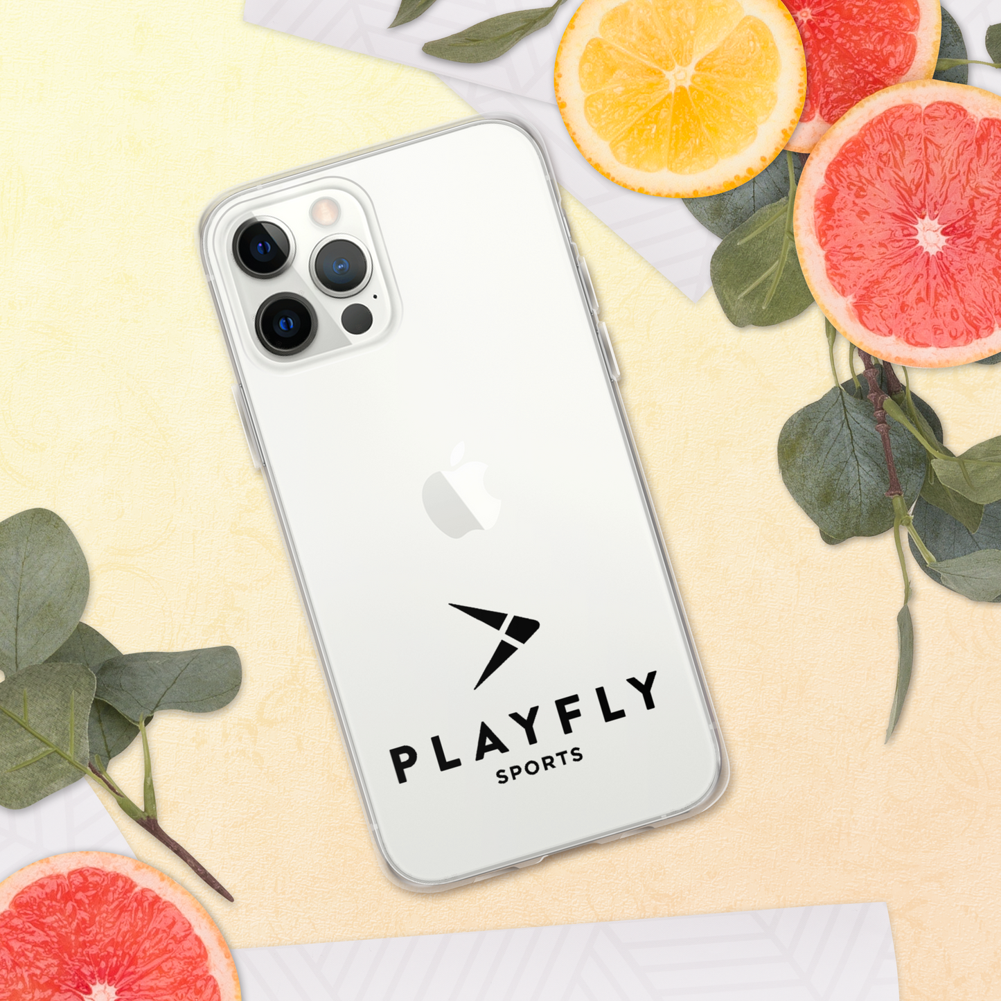 Black Playfly Logo - Clear Case for iPhone®