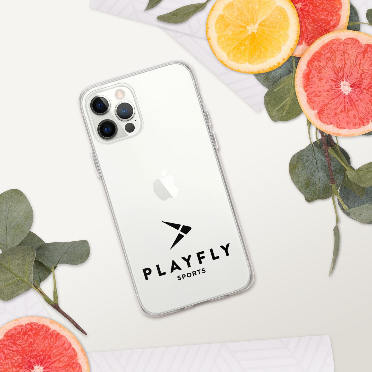 Black Playfly Logo - Clear Case for iPhone®