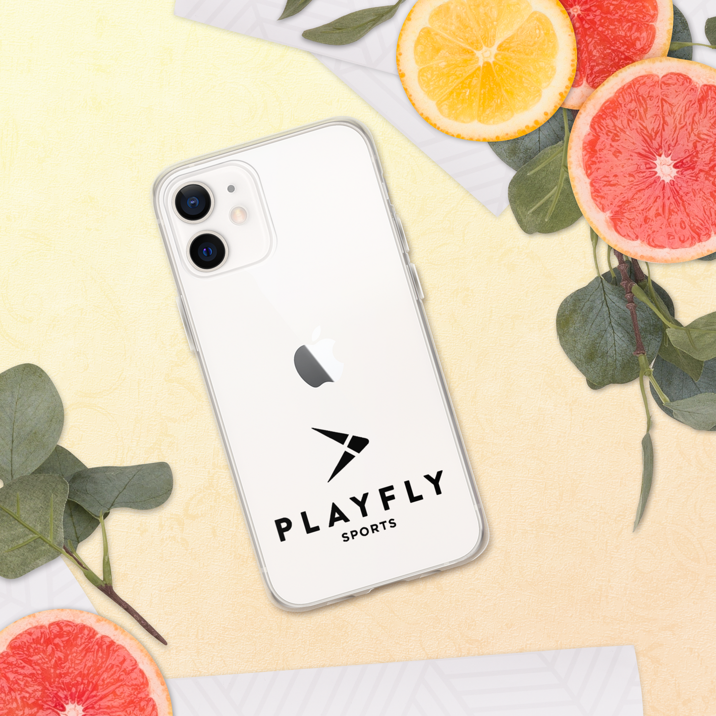 Black Playfly Logo - Clear Case for iPhone®