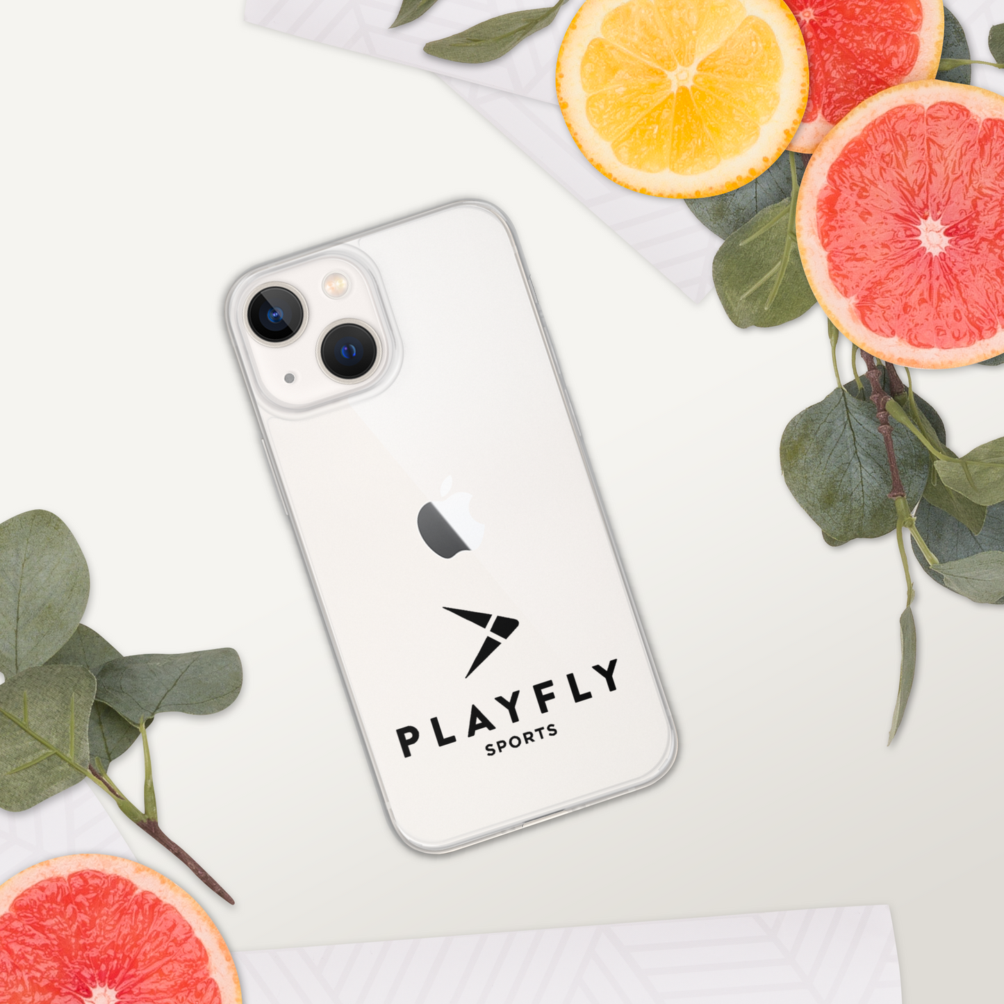 Black Playfly Logo - Clear Case for iPhone®