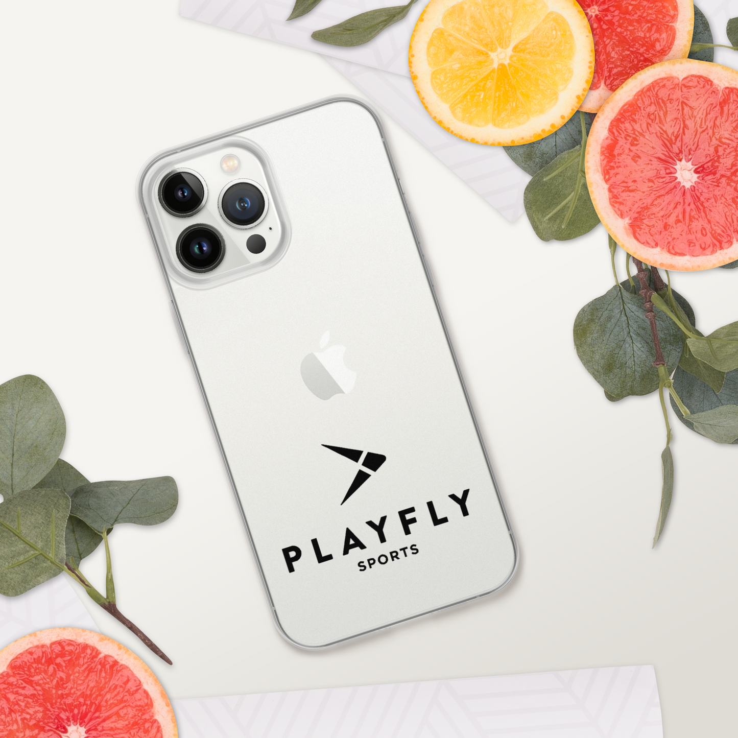 Black Playfly Logo - Clear Case for iPhone®