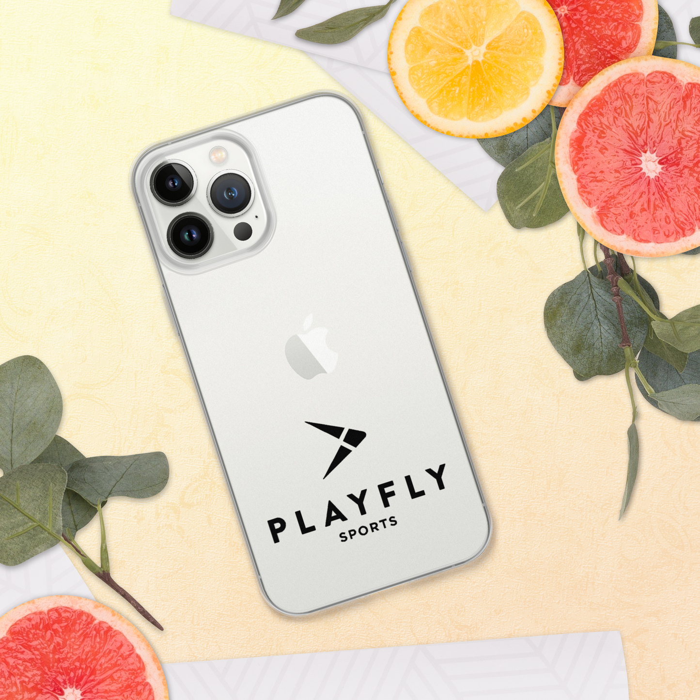 Black Playfly Logo - Clear Case for iPhone®