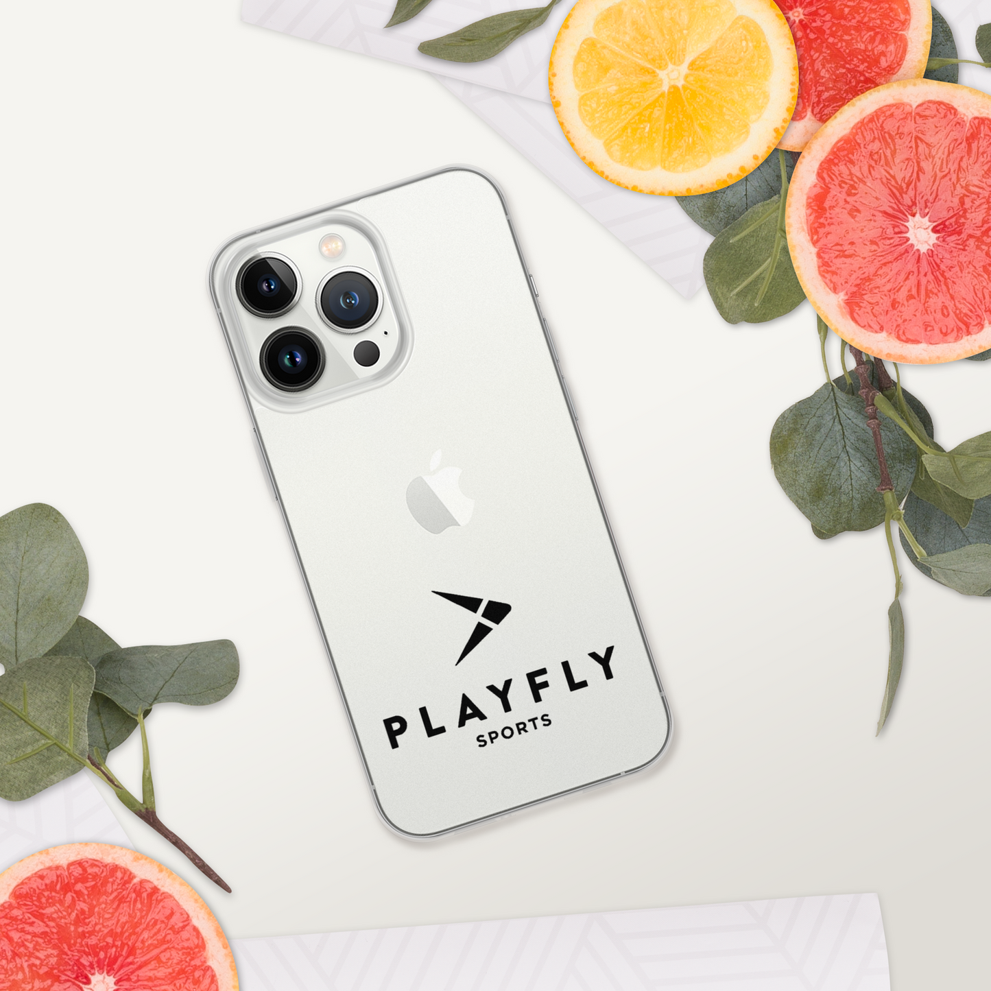 Black Playfly Logo - Clear Case for iPhone®