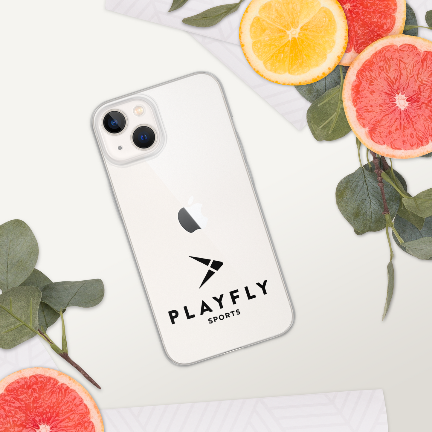 Black Playfly Logo - Clear Case for iPhone®