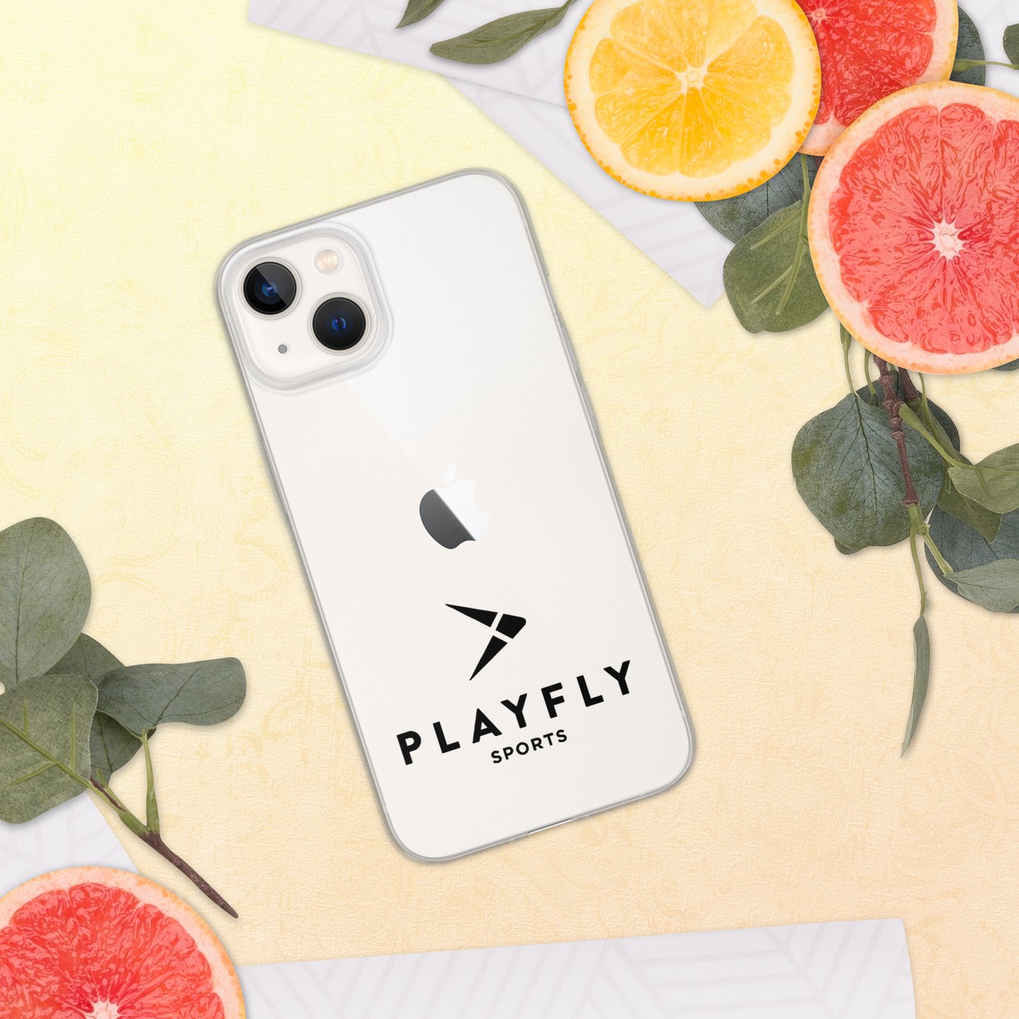 Black Playfly Logo - Clear Case for iPhone®