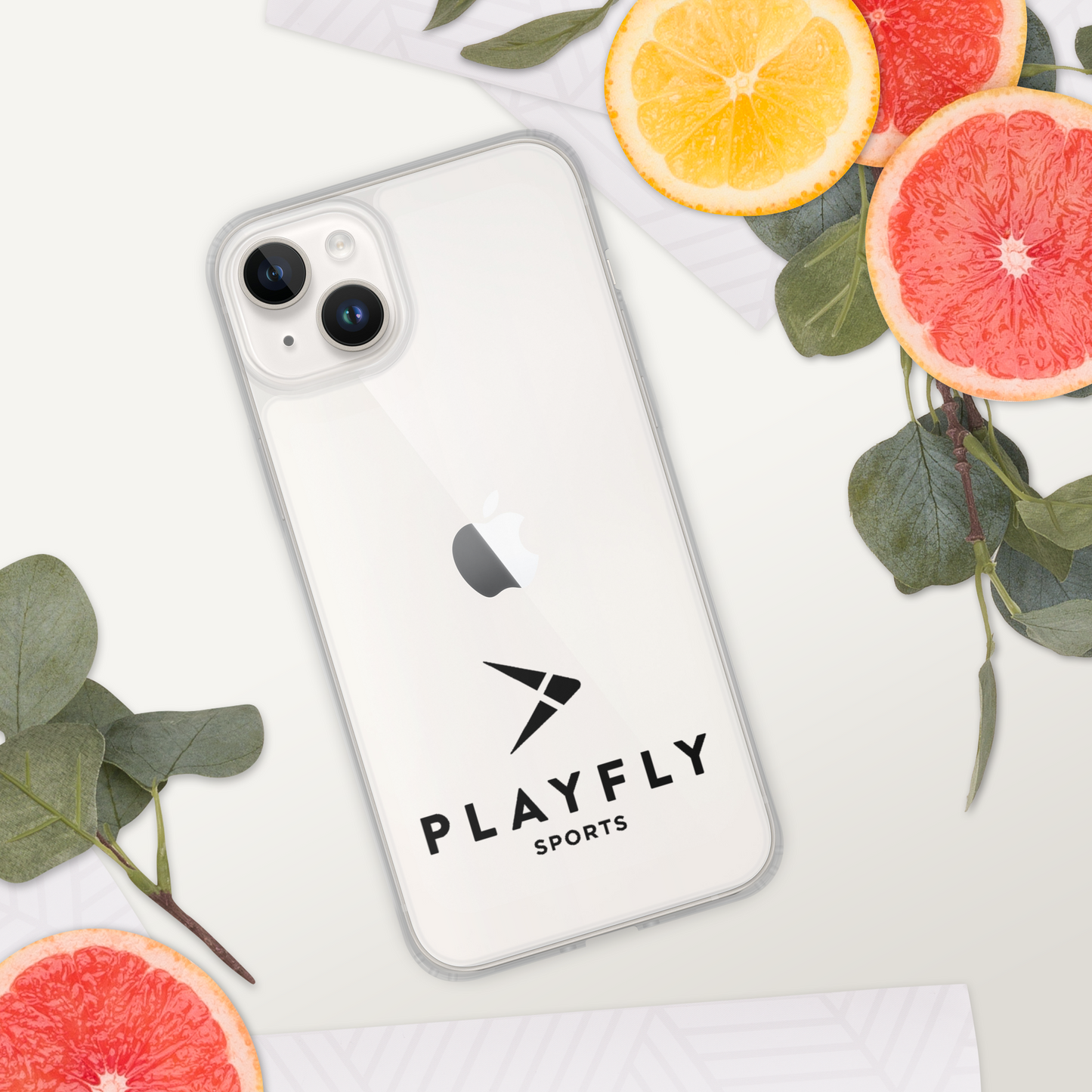 Black Playfly Logo - Clear Case for iPhone®