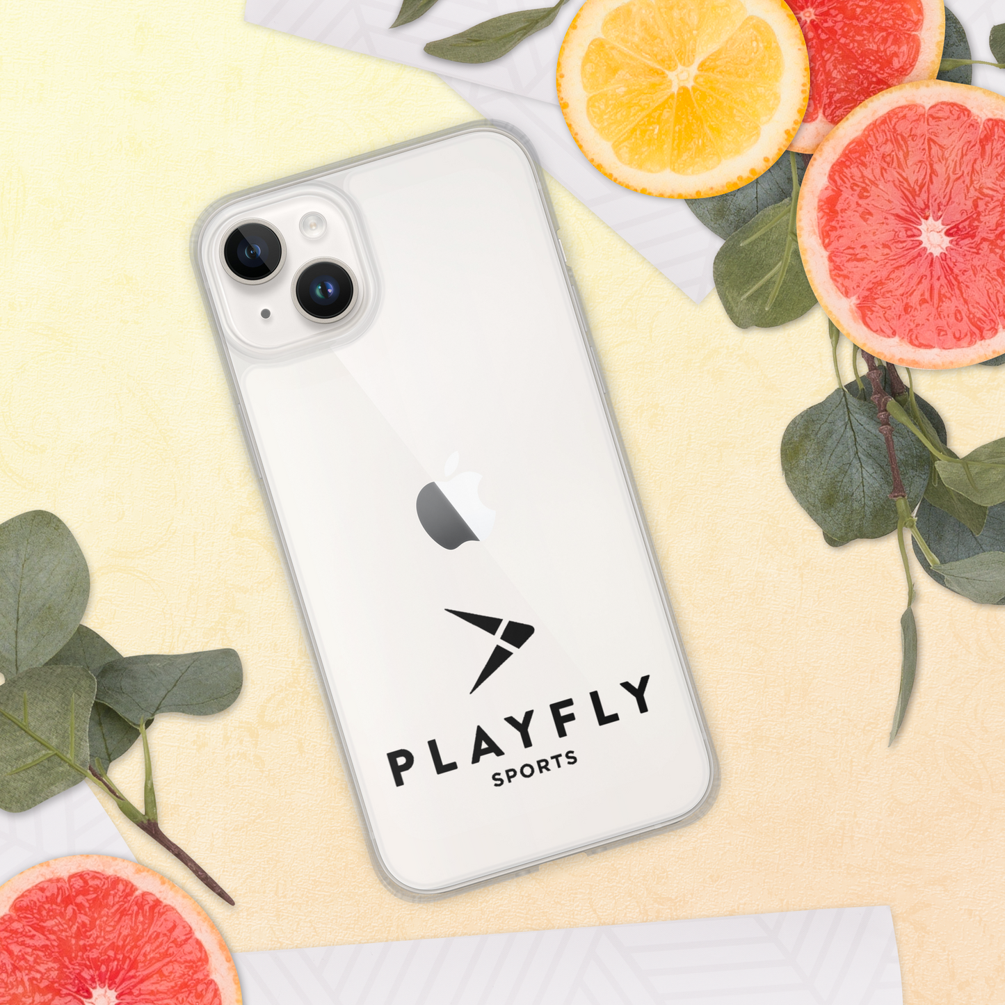 Black Playfly Logo - Clear Case for iPhone®