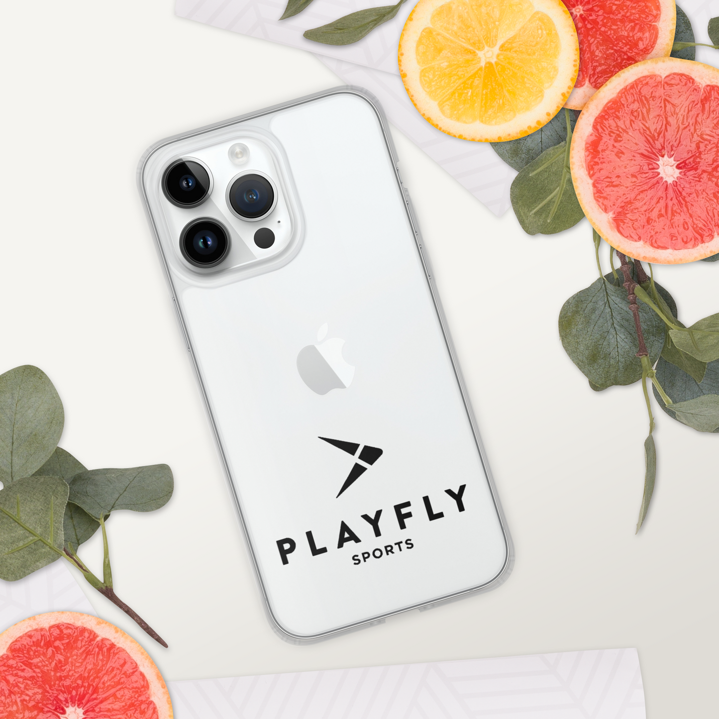 Black Playfly Logo - Clear Case for iPhone®