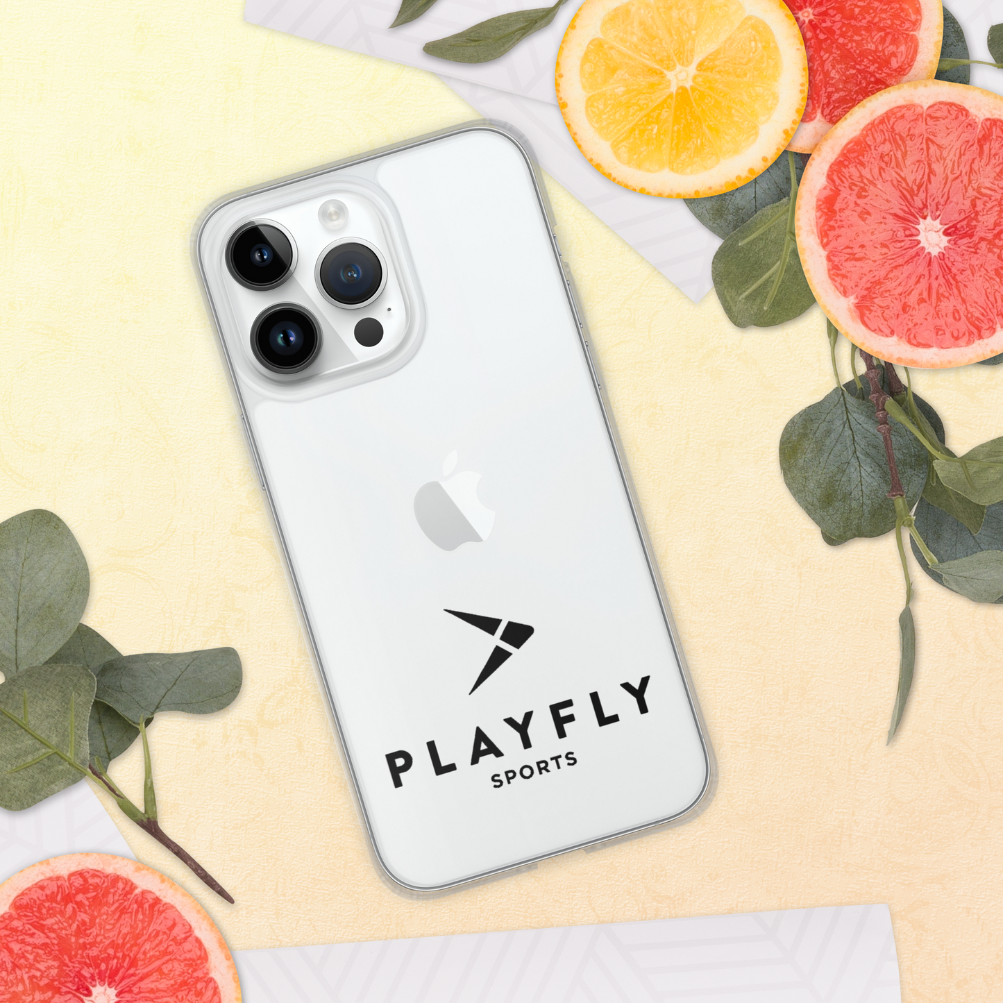 Black Playfly Logo - Clear Case for iPhone®