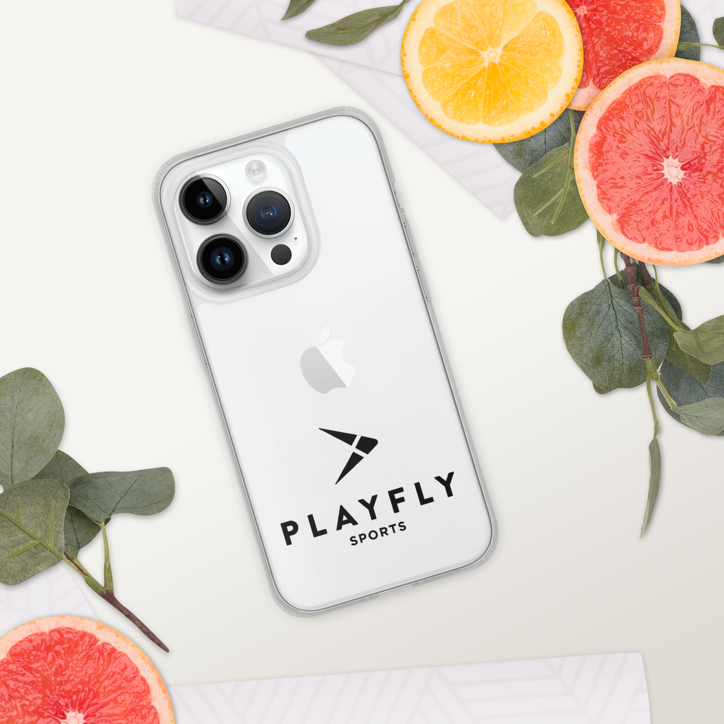 Black Playfly Logo - Clear Case for iPhone®