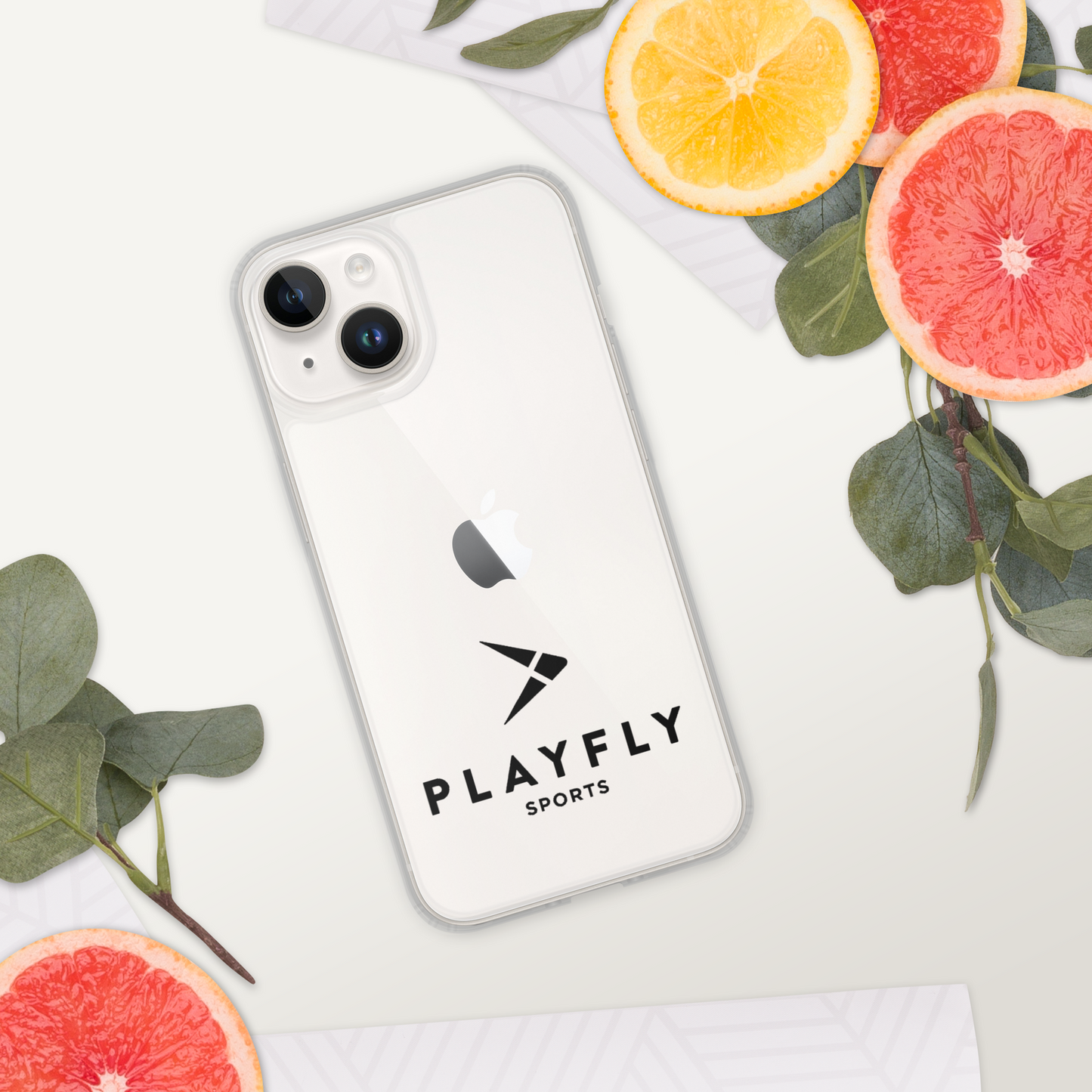 Black Playfly Logo - Clear Case for iPhone®