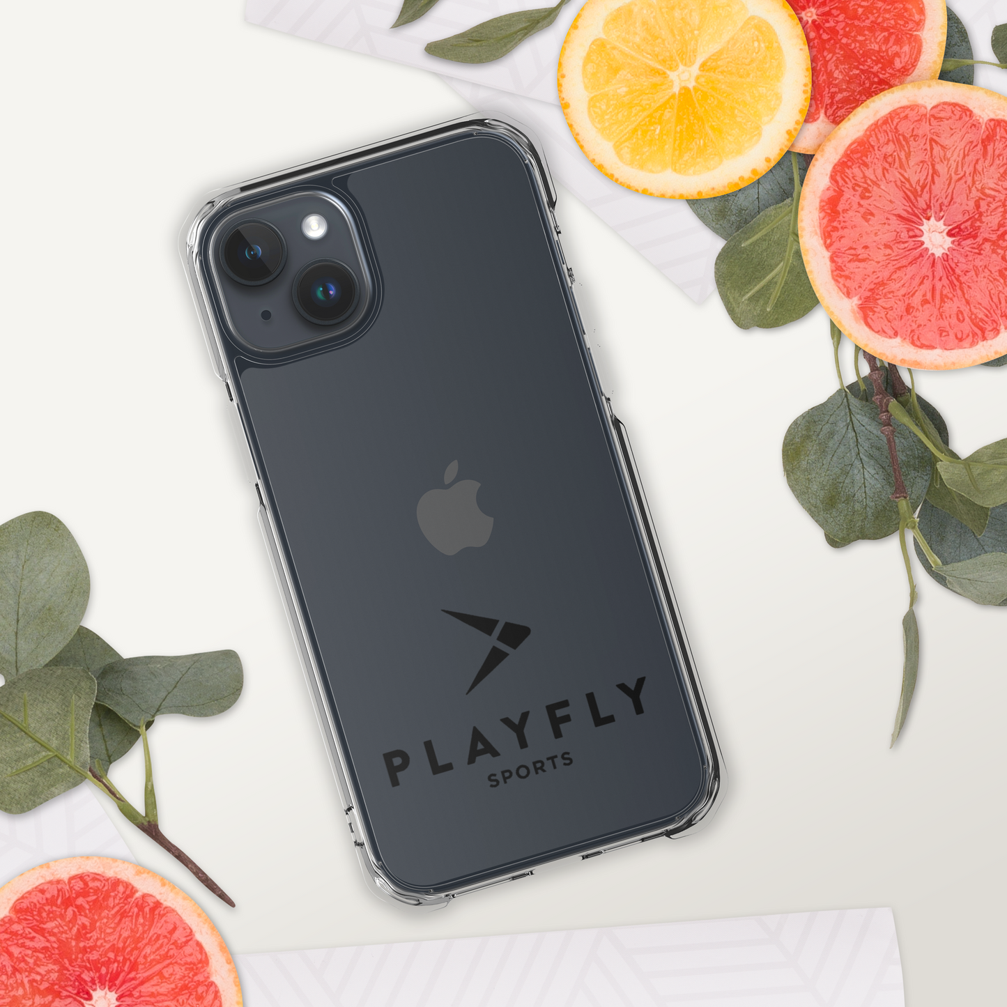 Black Playfly Logo - Clear Case for iPhone®