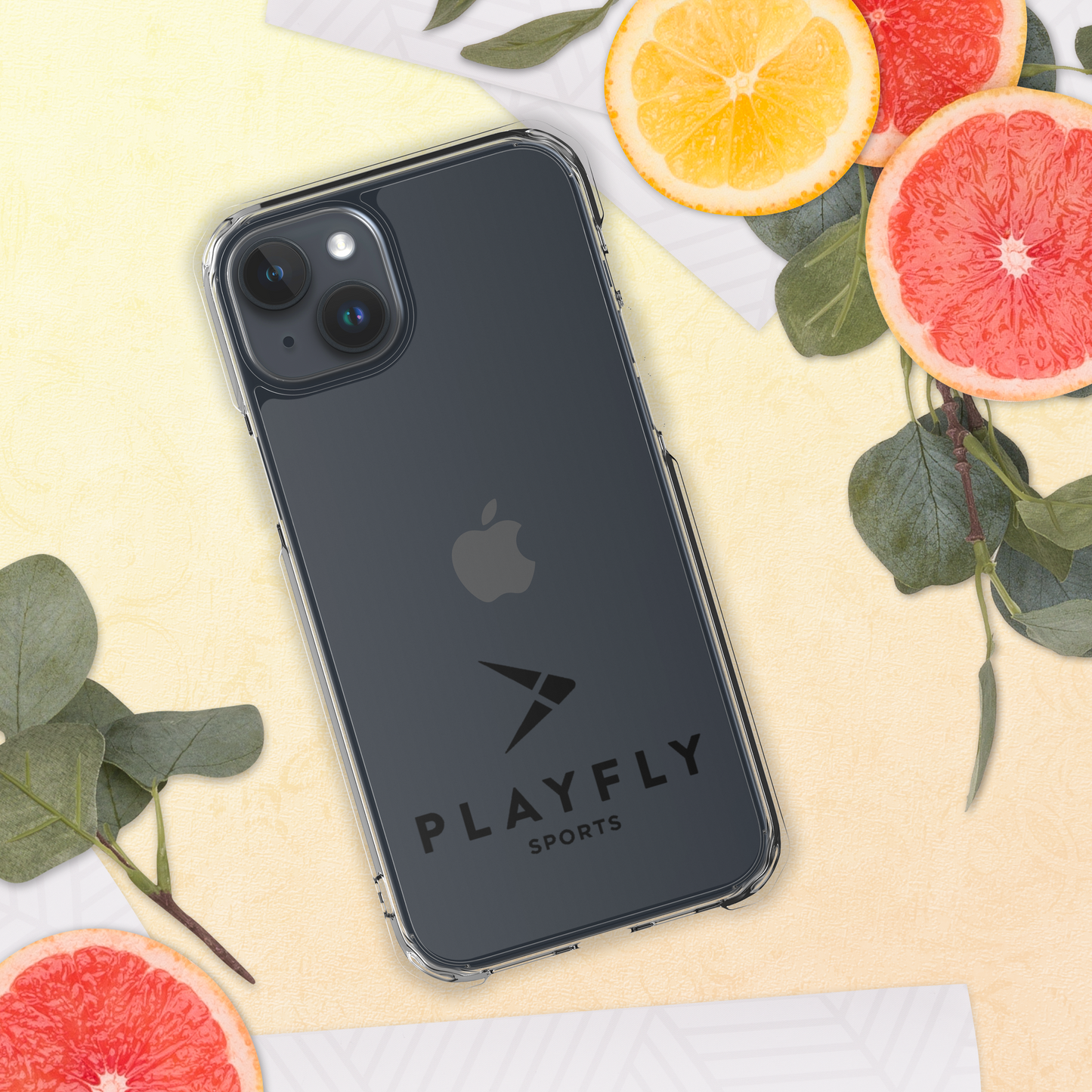 Black Playfly Logo - Clear Case for iPhone®