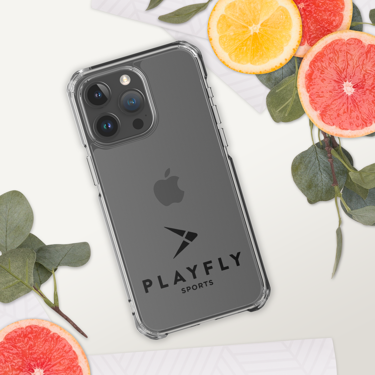 Black Playfly Logo - Clear Case for iPhone®