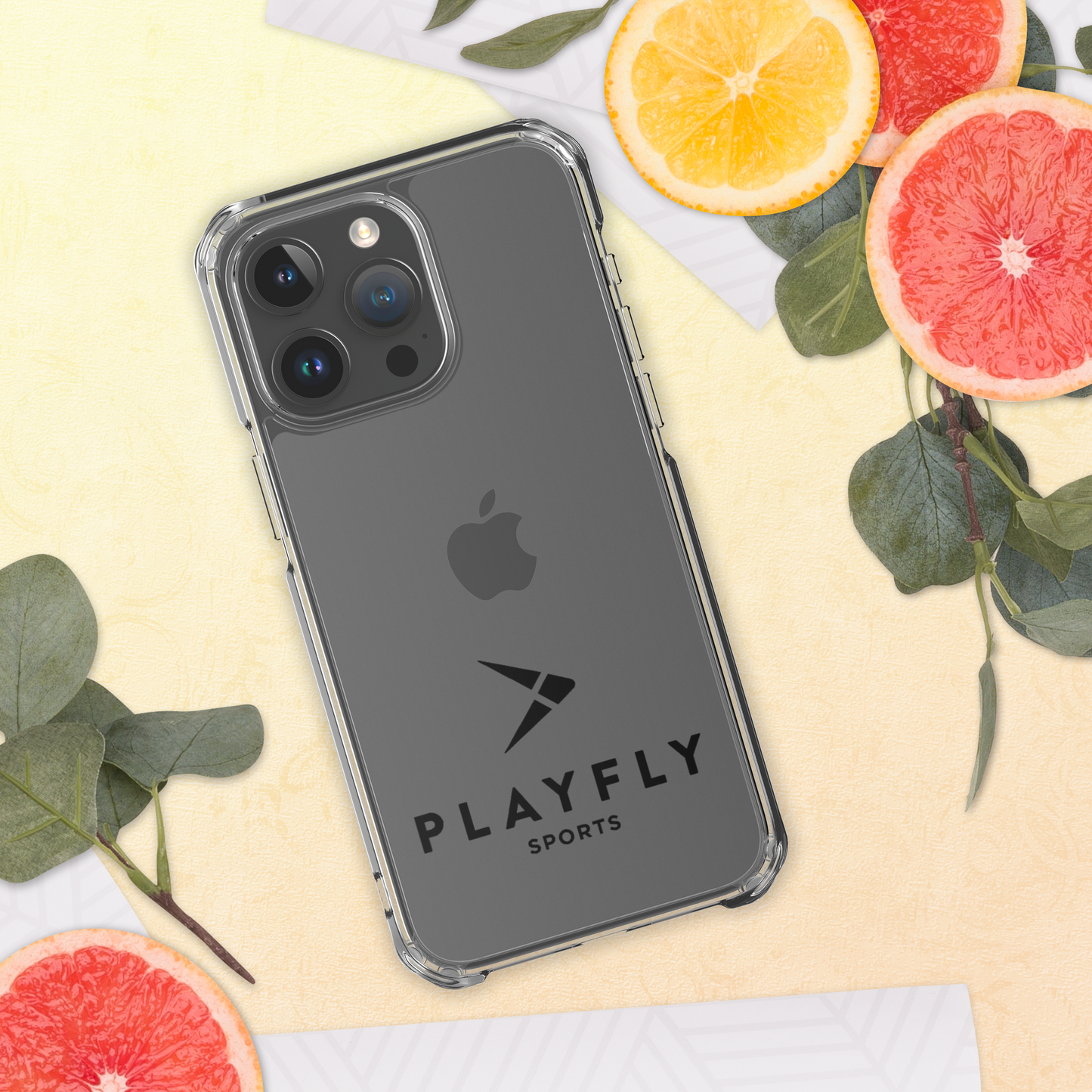 Black Playfly Logo - Clear Case for iPhone®