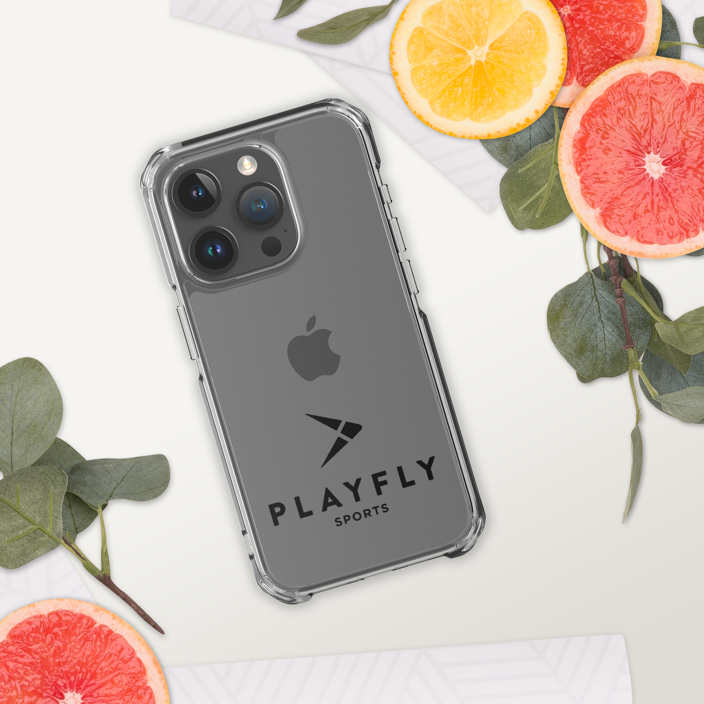 Black Playfly Logo - Clear Case for iPhone®