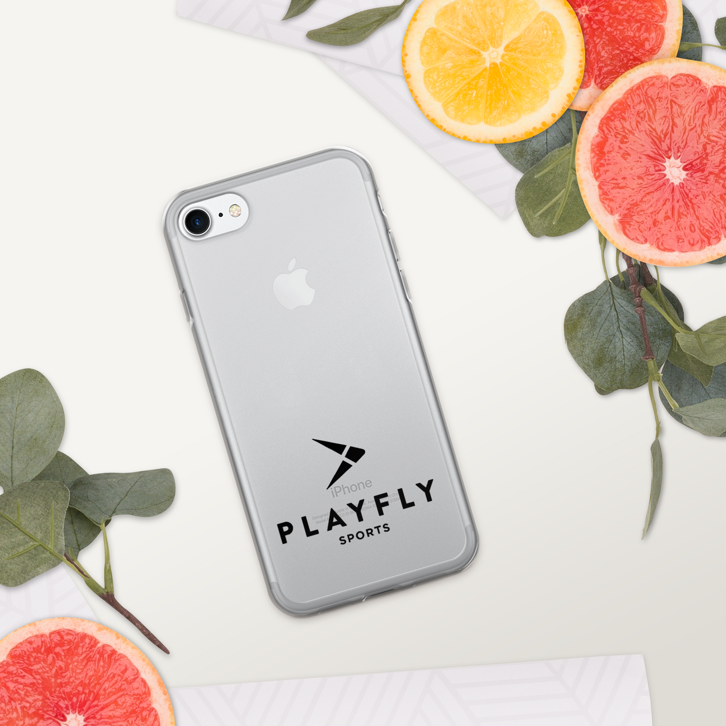 Black Playfly Logo - Clear Case for iPhone®