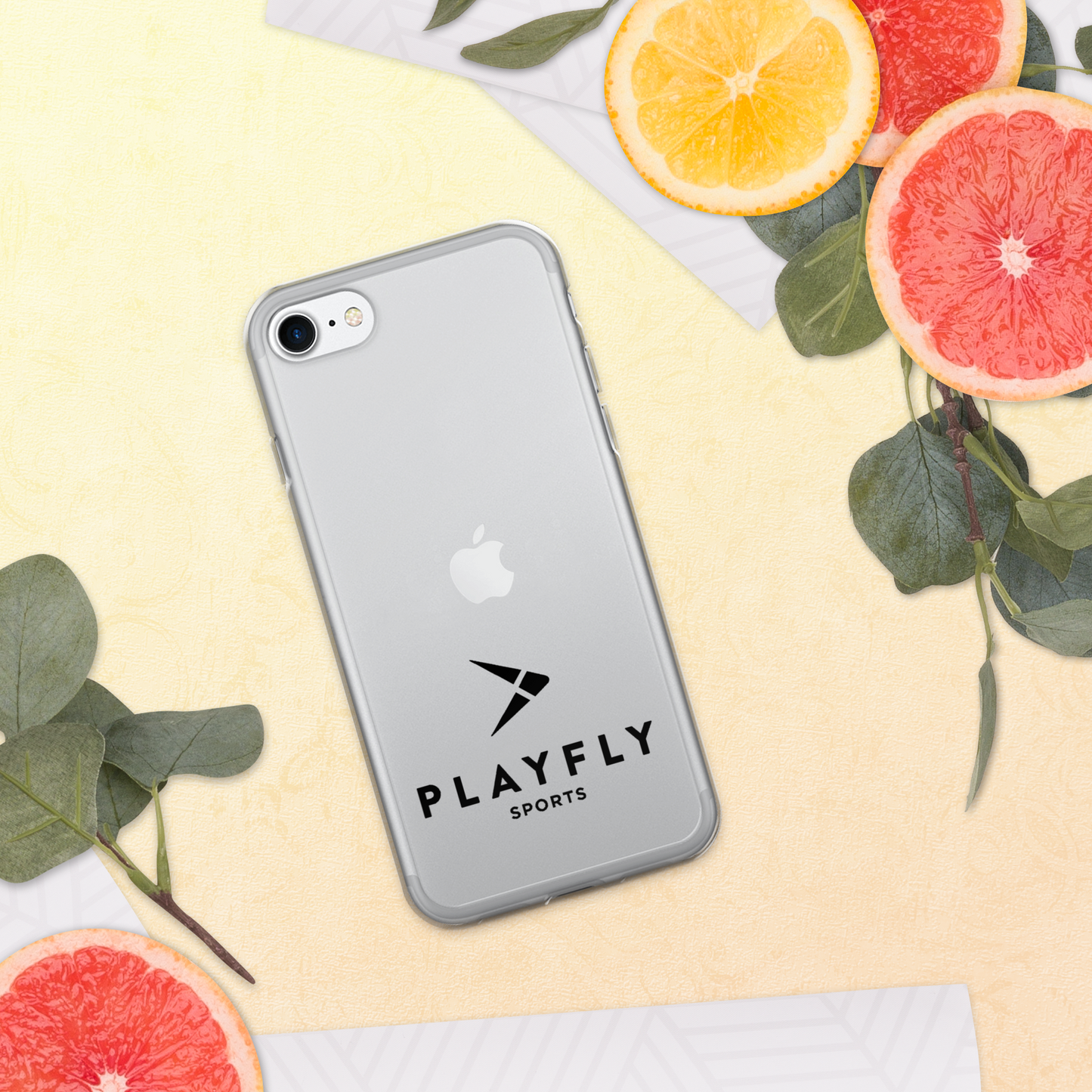 Black Playfly Logo - Clear Case for iPhone®