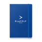 Playfly White logo - Hardcover bound notebook